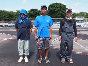 GPツーリングクラスBメイン・トップ3