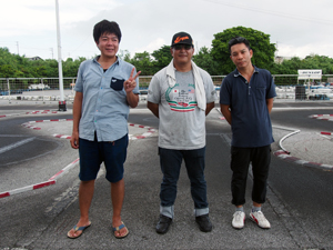 GPツーリングクラスBメイン・トップ3