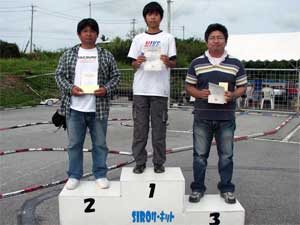 タミチャレ09ビギナークラス・トップ3